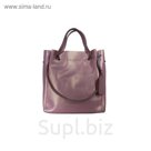 304-16 8935 Женская сумка кожаная Ludor Розовый