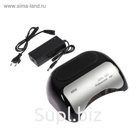 Лампа для гель-лака LuazON LUF-23, UV-LED, 48 Вт, 12 диодов, таймер 10/30/60 сек, чёрный