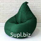 Кресло груша XXL ткань оксфорд темно-зеленый. Арт: КГXXLок10