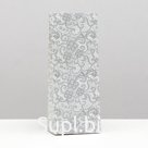 Пакет бумажный, фасовочный, "Кружева", трехслойный, серебро, 8 х 5 х 21 см
