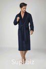 20695 Халат мужской Nusa Jakarli Piko 2XL синий