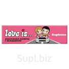 Жевательная конфета LOVE IS со вкусом Клубники, 25 г