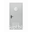 Однопольная противопожарная дверь ei60 с круглым окном