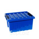 Контейнер с крышкой 500х390х250 синий 36 л