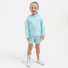 Костюм детский (толстовка, шорты) KAFTAN "Basic line", рост 122-128, цвет бирюзовый
