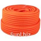 Гофротруба тяжелая ПНД 16 мм с пр. (оранжевая) (100м.), м