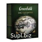 Чай GREENFIELD (Гринфилд) «Earl Grey Fantasy», черный с бергамотом, 100 пакетиков в конвертах по 2 г