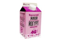 Йогурт фруктовый 2,5% 0,45 кг черная смородина пюр-пак (6) козельск 14 сут