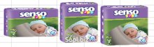 Детские подгузники "Senso Baby" (сегмент "средний") mini В2 (3-6 кг) 26 шт 10 уп./гр.м.