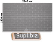 Гибки кирпич на сетке. Размер 111*126 см КРЕМ-БРЮЛЕ фактура