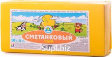 Сметанковый-НТ сыр 50% КЕЗ брус 5кг ( 2 )