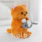 Мягкая игрушка «Кот Бисквит», с мышкой