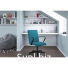 Кресло офисное "Chairman" 030 пластик, бирюзовое