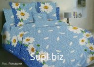Бязь 120 гр ширина 150 см 2914 Ромашки