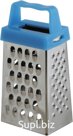 Garlic grater, square, 7.5 cm, plastic handle