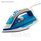 Утюг Sinbo SSI 2899, 2200 Вт, керамическая подошва, подача пара, синий
