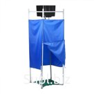 Душ дачный, 80 × 80 × 250 см, тент, бак пластиковый, 55 л, с ЭВН