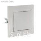Выключатель Smartbuy "Венера", 10 А, 1 клавиша, скрытый, белый