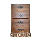 Кухня серии "Государь" Ящик напольный (4 ящика) с ковкой