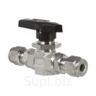 Кран шаровый обжимной серия 102, ( об.вр.8мм x об.вр.8мм ), PTFE, 103PN