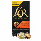 Кофе в алюминиевых капсулах L'OR «Espresso Delizioso» для кофемашин Nespresso, 10 шт. х 52 г