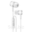 Наушники-вкладыши с микрофоном Oxion HS101, 1,1м, белый