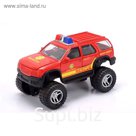 Игрушка пожарный внедорожник, 18 см
