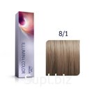 Wella Professionals Illumina Color стойкая крем-краска для волос, 8/1 светлый блонд пепельный, 60 мл