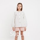 Блузка для девочки MINAKU цвет белый, рост 128 см