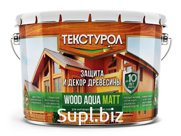Текстурол WOOD AQUA MATT деревозащитное средство на вод. основе, Махагон, 10 л