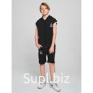 Спортивный костюм для мальчика, рост 146 см, цвет тёмно-серый