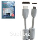 Кабель HDMI-mini HDMI, 1,8 м, BELSIS, M-M, 2 фильтра, для передачи цифрового аудио-видео, BW1454
