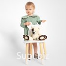 Платье для девочки MINAKU, цвет оливковый, рост 80-86