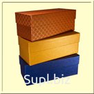 Коробка крышка-дно из переплетного картона 21*09*08 см