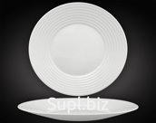 NataM dinner plate, 260mm diameter, white