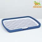 Туалет открытый со столбиком 65 х 6,5 х 5 см, синий