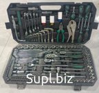 Пластмассовый ящик142+4  предмета (вес в упаковке  14,25 кг)