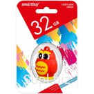 Память Smart Buy "Wild series" Сова 32GB USB 2.0 Flash Drive, красный