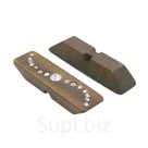 Пуговица пальтовая на ножке (пластик), 6 шт