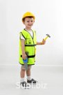 Builder's kit (helmet, vest, hammer, ruler, saw, wire cutters) Article: MT81019