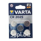 Батарейка литиевая Varta, CR2025-1BL, 3В, блистер, 5 шт.