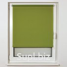Штора рулонная BRABIX 80×175 см, текстура - лён, защита 55-85%, 200 г/м2, зелёный S-32, 605994