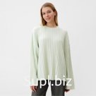 Джемпер вязаный женский MINAKU:Knitwear collection, фисташковый, размер 50-52