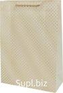 Textured gift bag Color: gold Size: 30x12x42 cm