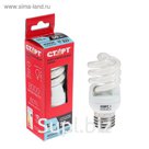 Лампа энергосберегающая "Старт" Эко, E27, 11 Вт, 4000 K, 230 В