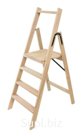 Стремянка деревянная односторонняя со ступенями Hoz-Block Электрик 4 ступени (арт. СДЭ-4)