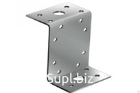 Перфорированный кронштейн Z 1/2 40х75х40х40х2 мм / цинк / 90 шт.