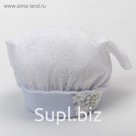 Косынка для девочки, цвет белый, размер 42-44
