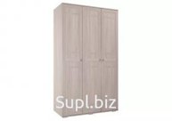 Шкаф ШР-3 РИВЬЕРА (2100*1200) комплект фасадов №1 (ДВП/ДВП) ПВХ Ясень Шимо Светлый