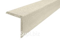 Уголок ДПК равнополочный NauticPrime, 57*57*3000мм брашинг, слоновая кость